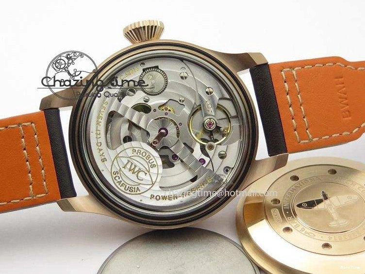 MIROTIME 0226 Big Pilot Real PR 2016 IW500917 RG ZF Best Edition Gray Dial On Brown Leather Strap A Modern 7290